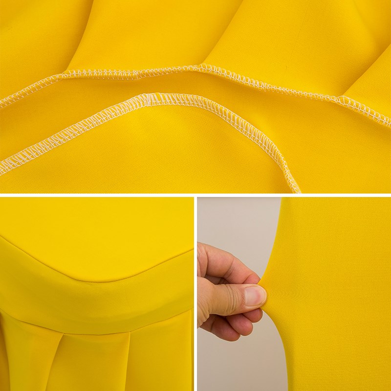 简约空气层白色弹力布椅酒店饭店餐厅椅子罩会议婚庆宴会用布