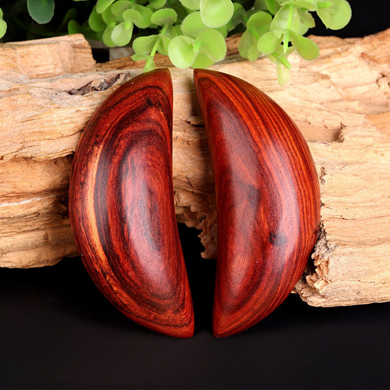 妙如意 红檀木圣杯圣卦实木茭杯封杯贡杯卦具家居木质工艺品