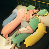 可爱抱枕女生睡觉夹腿枕头男生款 床头靠垫床上长条枕侧睡枕可拆洗