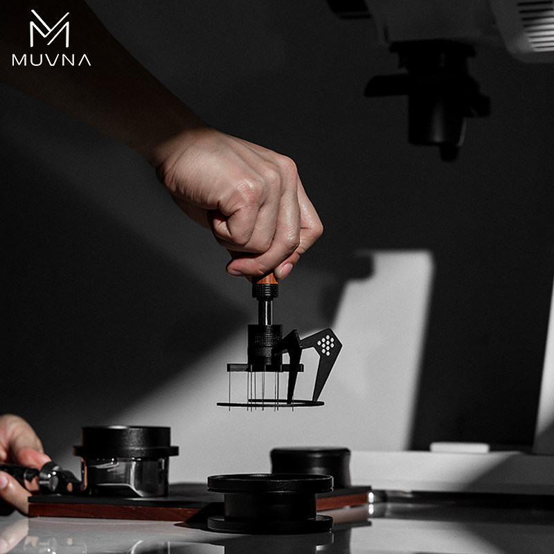 MUVNA慕威纳 意式咖啡布粉针螳螂可调节针式布粉器均匀搅拌散粉针图片