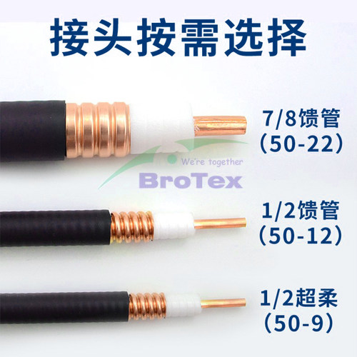 1/2馈管7/8馈管1/2超柔馈管50-9/12/22基站馈管定制连接线N头M头