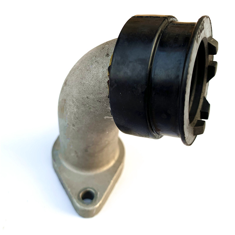 适用韵彩QS100T-B丽彩QS1T-2B睿彩T-B化油器接口接头进气喉管