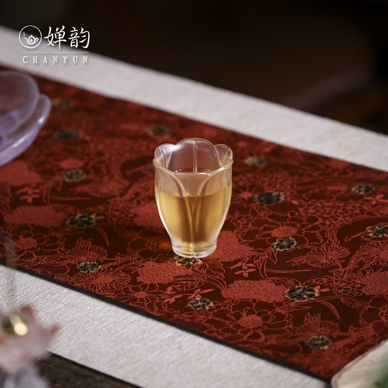婵韵 心缘堂琉璃百合闻香杯茶杯单杯主人杯品茗杯小田甄选茶具