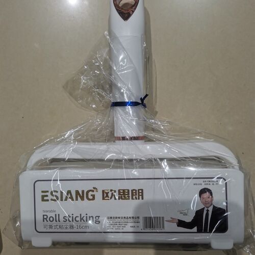 欧思朗可撕式粘尘器替换纸 斜撕式家居粘尘衣物除尘纸 大号16cm