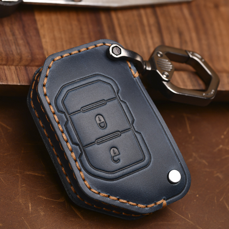 新款牧马人真皮钥匙套