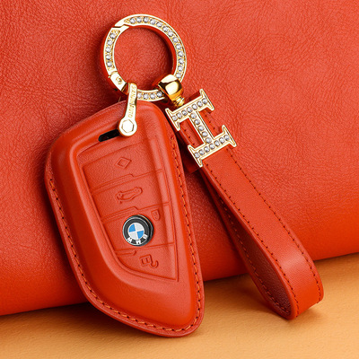 宝马钥匙套女士专用真皮