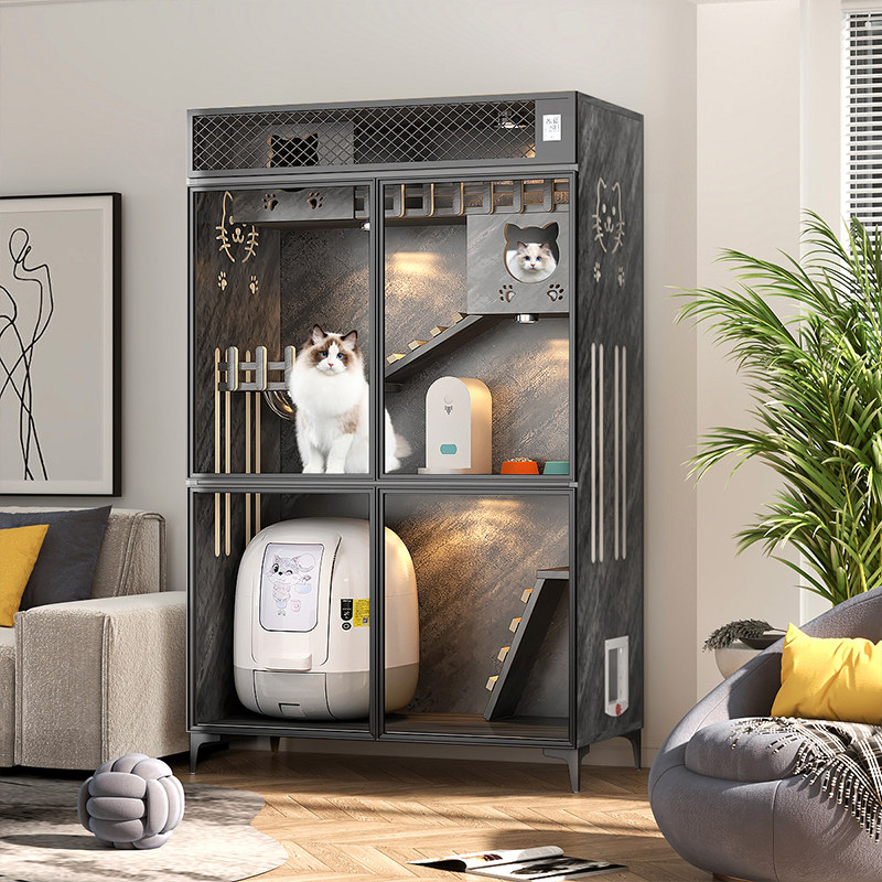 猫笼子猫别墅室内家用超大自由空间猫屋猫窝猫厕一体猫舍猫笼猫柜,宠物/宠物食品及用品,猫窝/屋/帐篷/沙发,淘宝优惠券,粉丝福利购,淘宝优惠卷