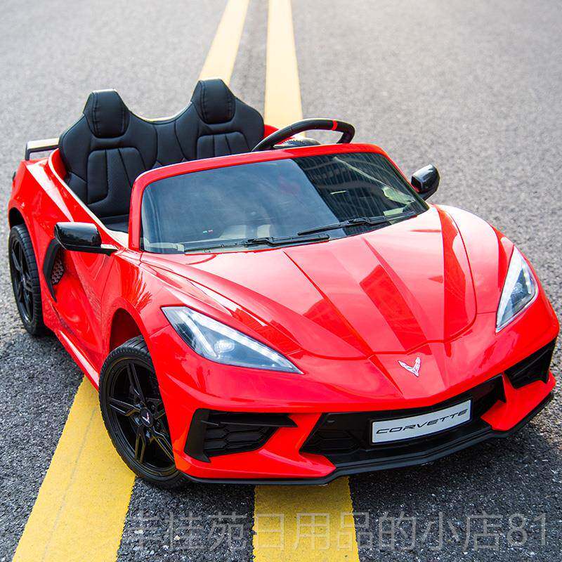 正品超大双座儿童电动车跑可宝宝四轮汽遥控车男女小孩网红车坐人