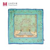 正品 上海物方馆瑞河图文化创意巾丝巾巾女博士中国风生日礼丝物送