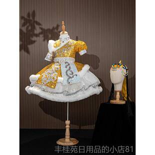 正品族舞蹈演出服女202藏表4新款少数民族声乐藏童服儿女孩开场舞