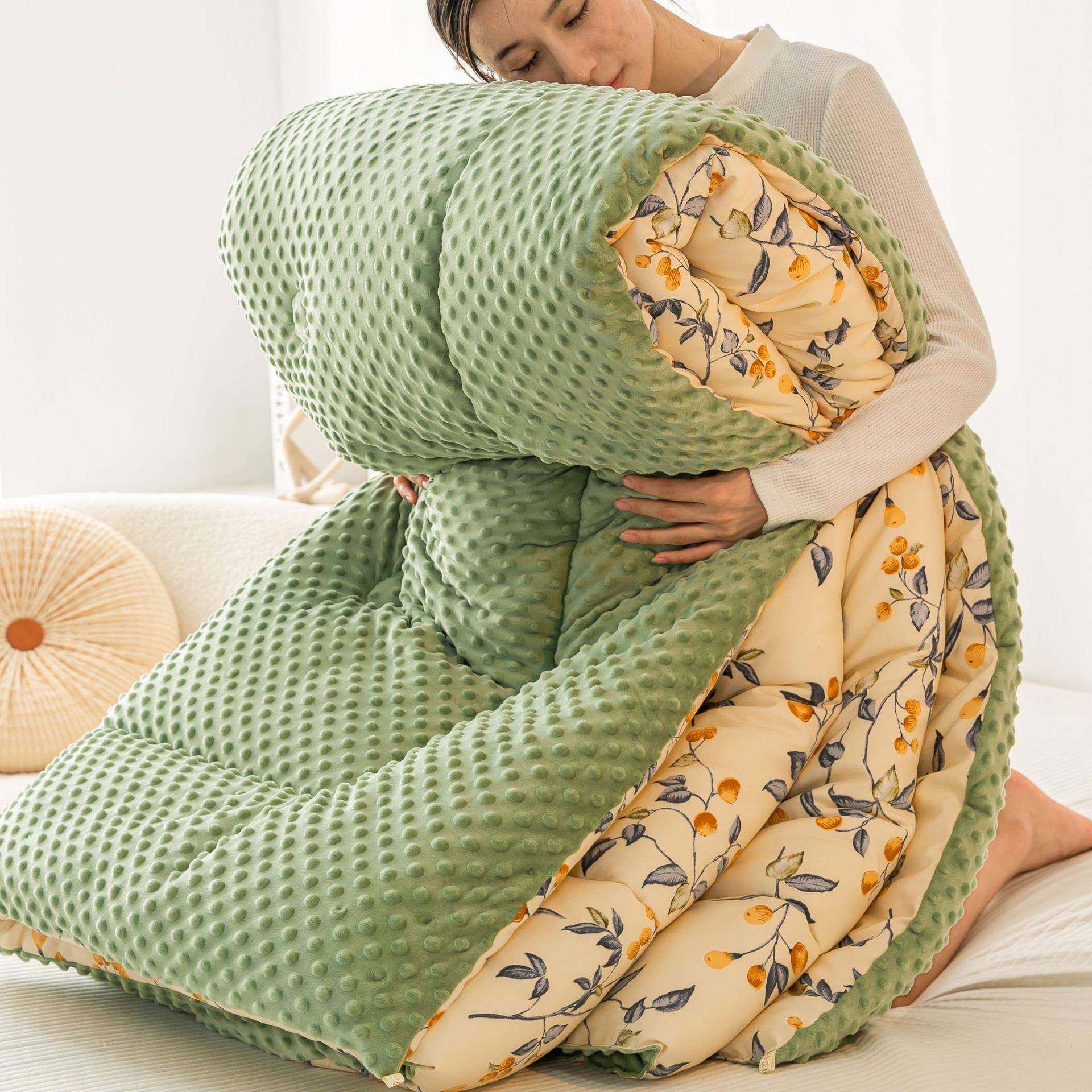 新款冬季双面两用豆豆绒被子加厚保暖冬被宿舍单双人被芯被芯,鲜花速递/花卉仿真/绿植园艺,割草机/草坪机,淘宝优惠券,粉丝福利购,淘宝优惠卷