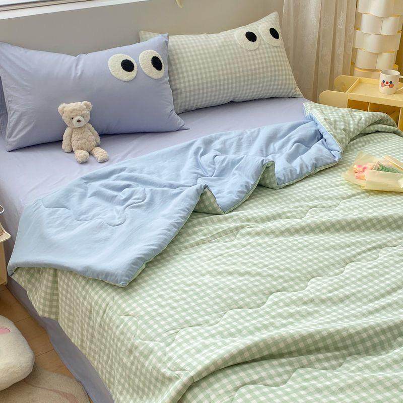青梅茶大眼睛款少女简约水洗棉被套床上四件套被罩床单宿舍三件套,鲜花速递/花卉仿真/绿植园艺,割草机/草坪机,淘宝优惠券,粉丝福利购,淘宝优惠卷