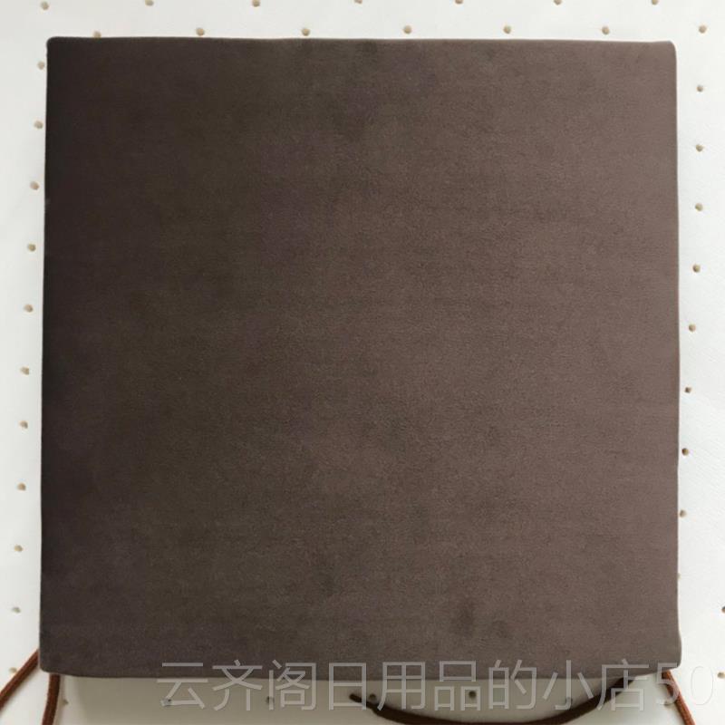 正品加乳红木沙厚发坐垫四季防滑布艺实长木老式胶现代简约三人椅