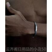 款 正品 机械暗V黑系列半 925纯银镯 手原创设个性 IXTORM Ham计mer