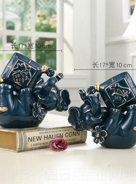 正品里陶瓷单祇招财猪发猪瓷器财猪客厅小酒柜白菜猪家居摆件装饰