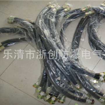 防爆挠性连接管橡胶防爆软管不锈钢防爆绕性连接管管头防爆软管