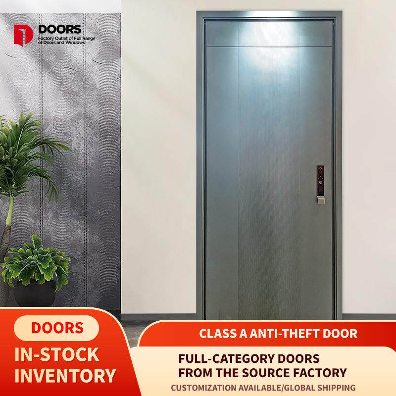 筑城10公分4厘T型防盗门家用甲级入户门现货进户门轻奢安全大门