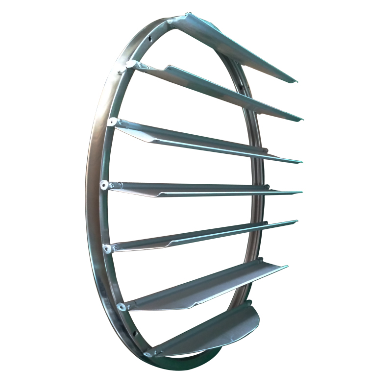 铝合金烟机室外防雨排风排气风机外盖外罩防风风口百叶窗出风口扇