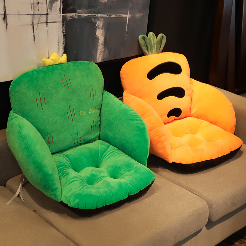 靠枕坐垫一体床头靠垫背汽车 沙发办公室飘窗腰枕腰靠护腰枕