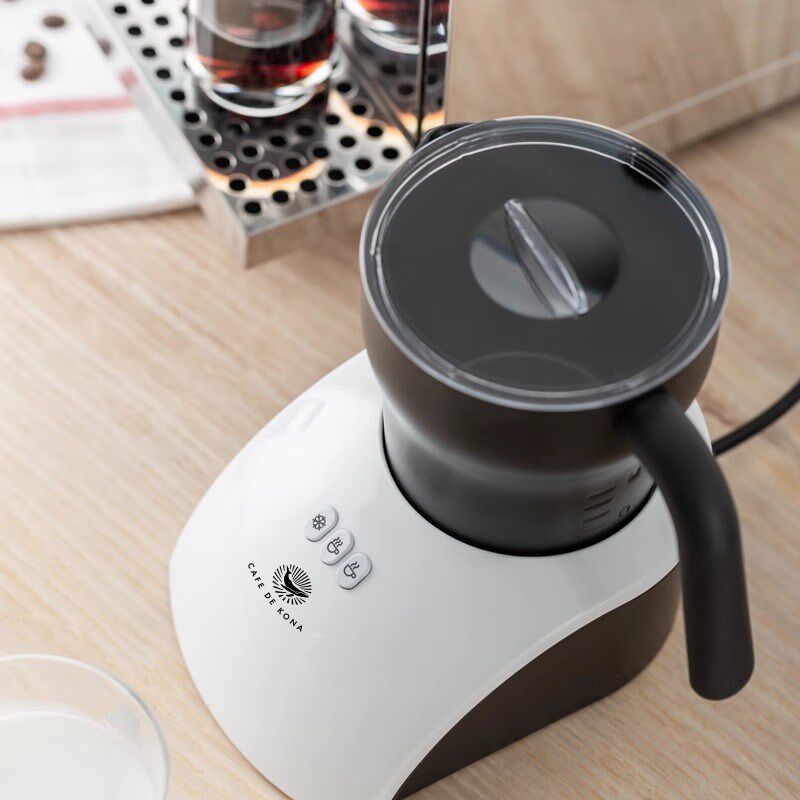 CAFEDEKONA电动奶泡器家用全自动冷热搅拌意式咖啡拉花打奶泡机