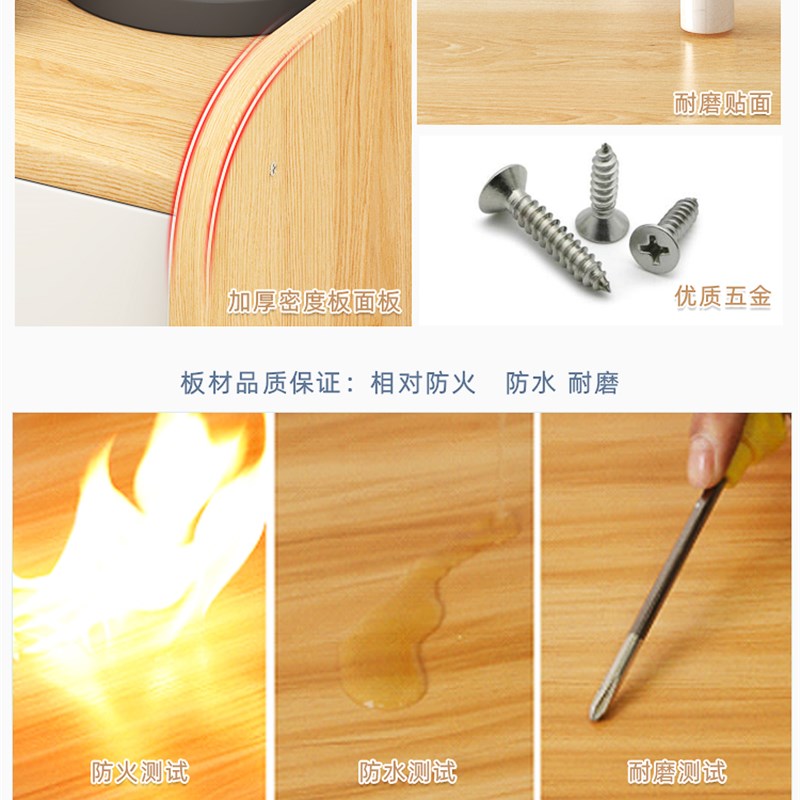 小户型房间女生卧室家用小型电脑桌书架书桌一体学生桌子WW28