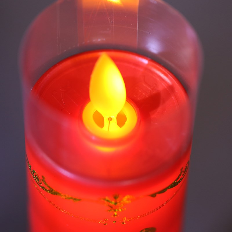 led电子结婚喜字蜡烛一对婚礼红色喜烛洞房花烛无烟龙凤烛婚庆家