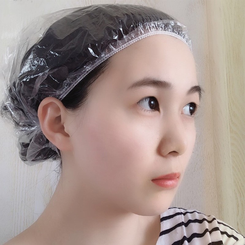 一次性浴帽女防水洗澡美容院酒店发膜焗油帽加热染发头加厚加大
