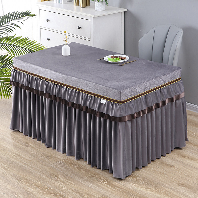 新款烤火桌子罩套家用长方形茶几桌冬季取暖电炉罩套电烤火炉桌罩