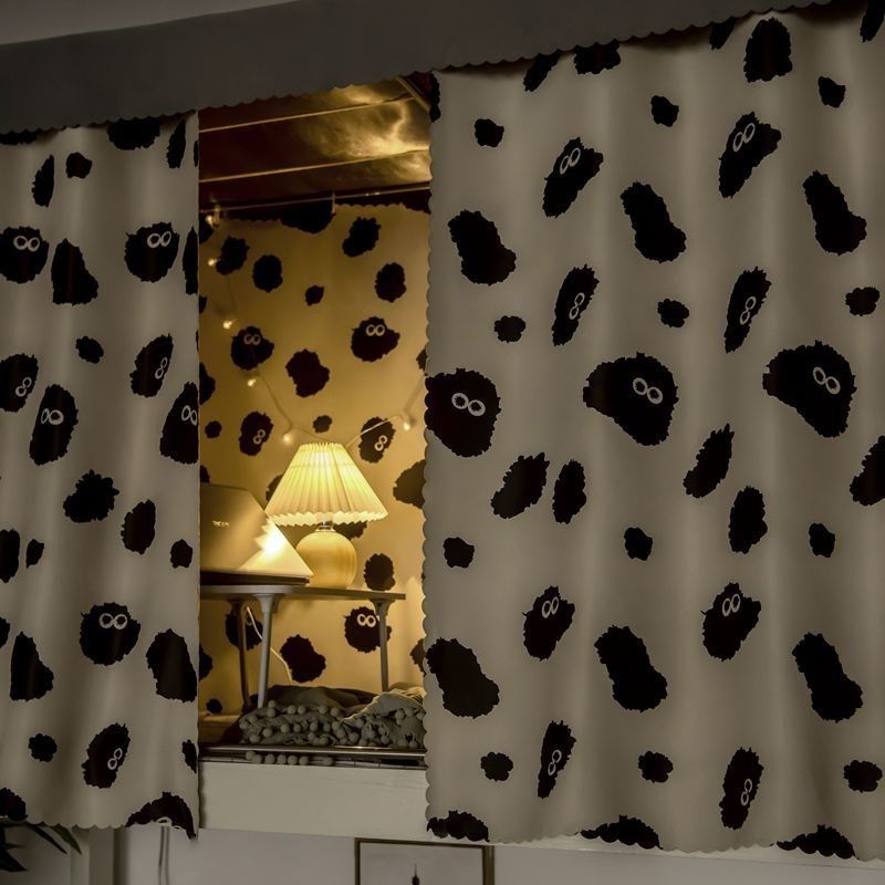 大学生宿舍床帘加厚强遮光寝室上铺男生下铺女生卡通蚊帐一体式