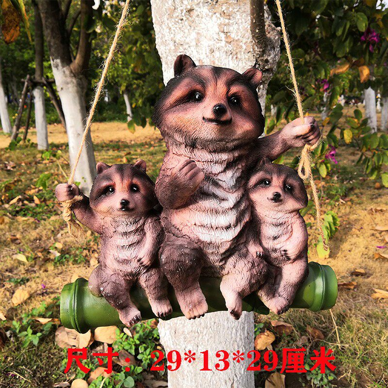 园林摆件花园庭院景观树脂动物田园挂件仿真青蛙雕塑工艺品装饰品