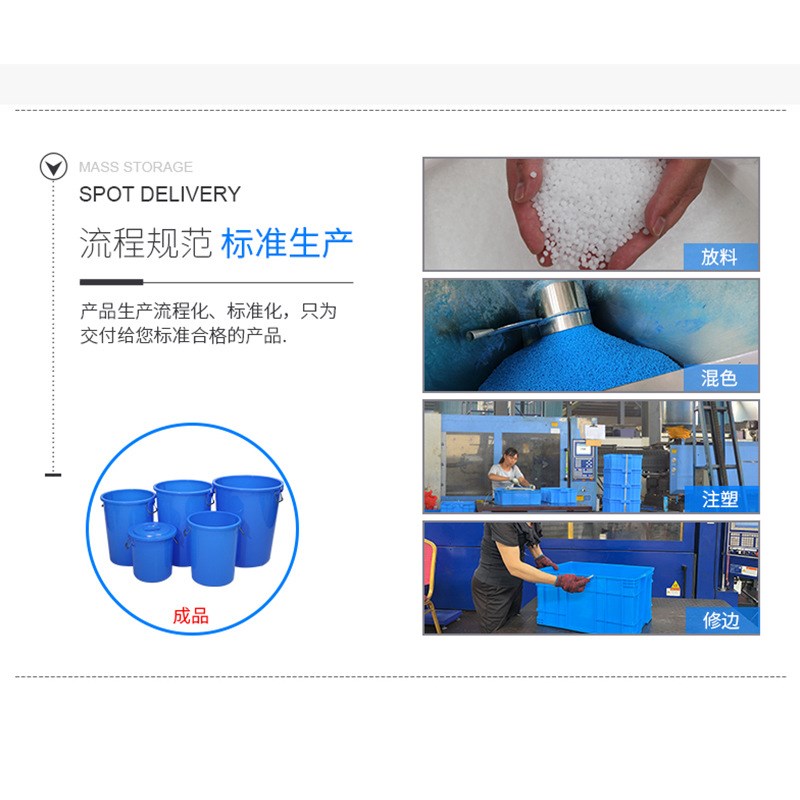大塑料桶带盖子手提式圆形白色大水桶加厚家用小号有盖储水大桶子