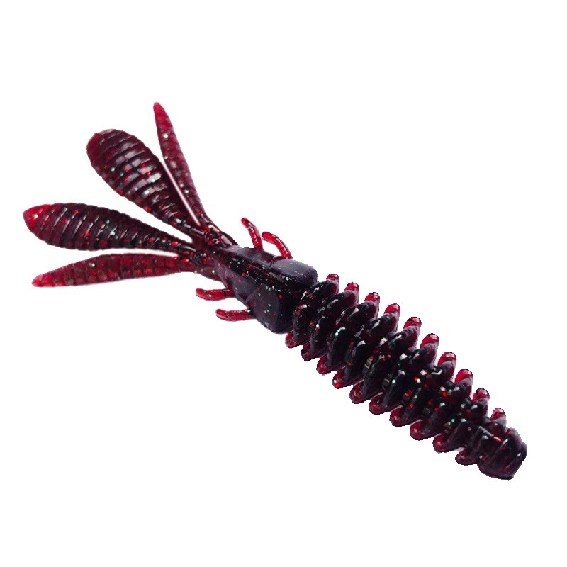 常吉虾型软饵bibibibug海太郎哔哔虾2./3.2寸黑坑路亚倒钓鲈鱼饵