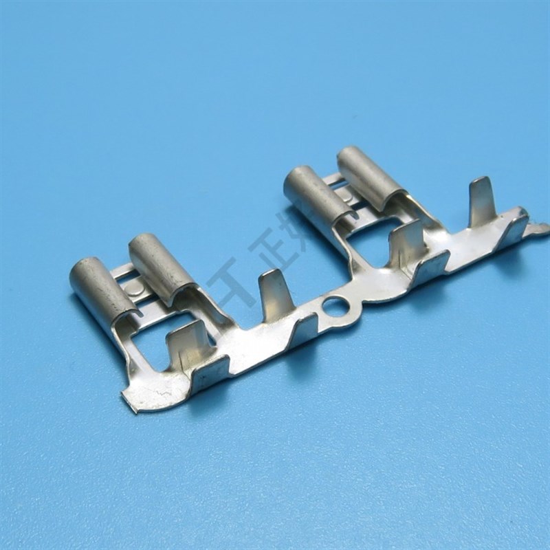 0插簧.3弯头旗形连带横带DJ27-.3B黄铜镀雾锡接线端子3000个