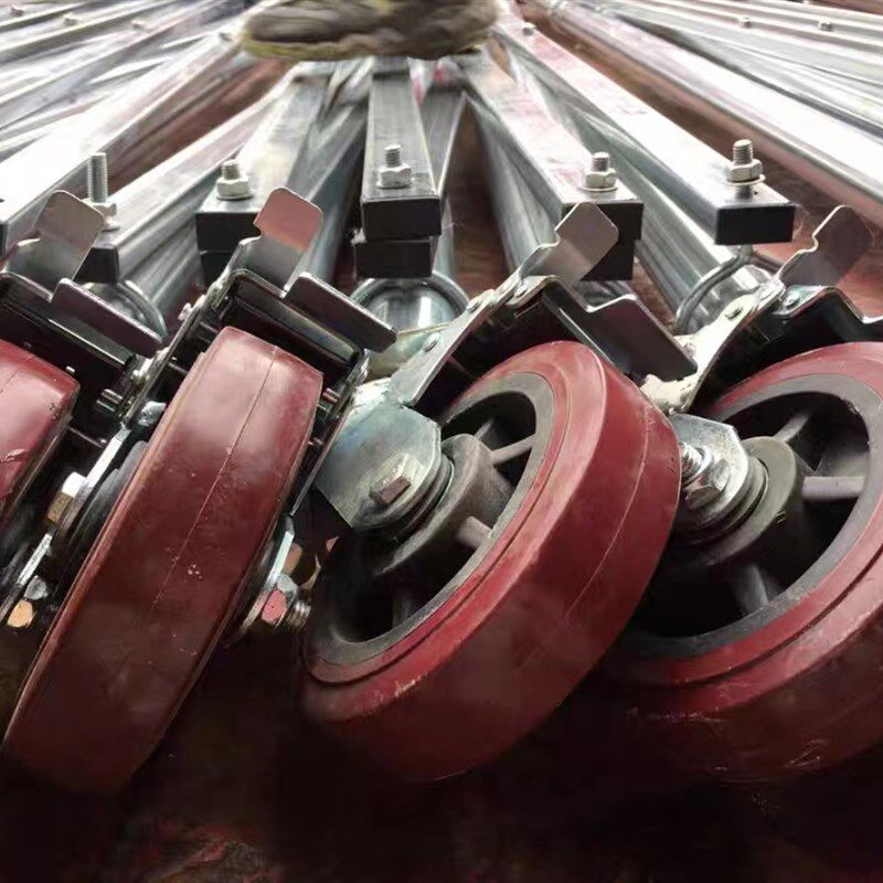 雨棚万向脚轮3寸4寸5寸304不生锈尼龙万向轮定向轮双刹轮子