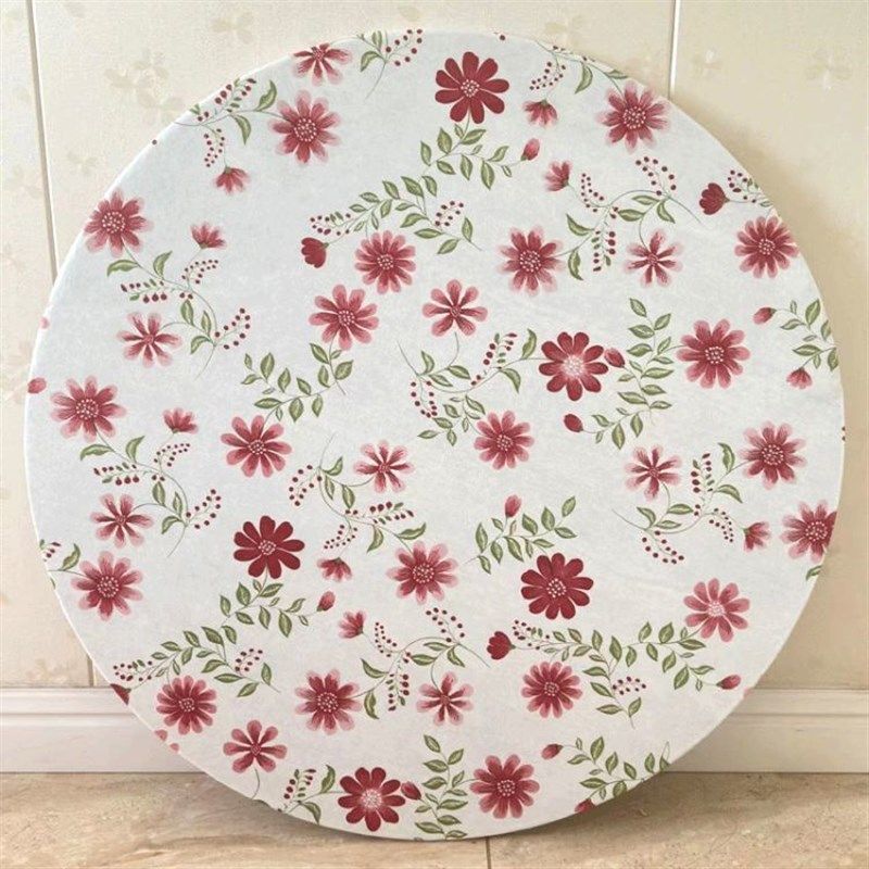 圆桌套防水防油防烫免洗松紧带款大圆桌套防滑家用酒店圆桌转盘罩