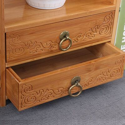 台式电脑显示器增高架子竹实木垫高支架办公桌面屏幕加高底座托架