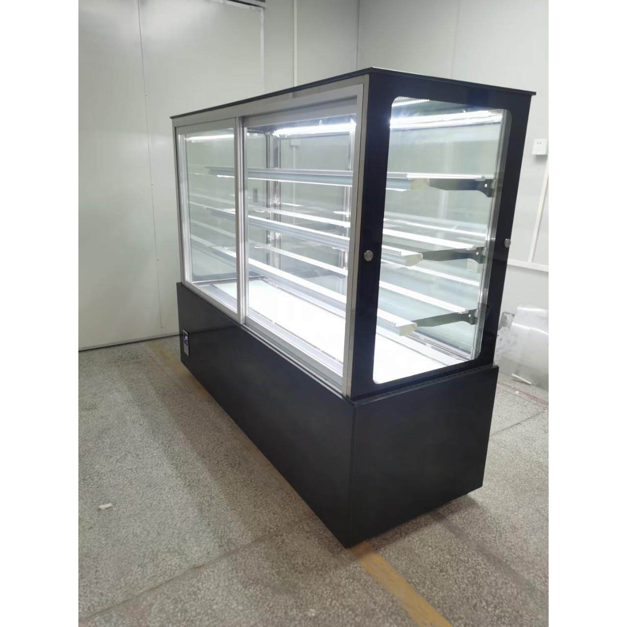 蛋糕直角弧形三层商用展示柜冷藏冰柜保鲜柜风冷无霜糕点凉菜设备