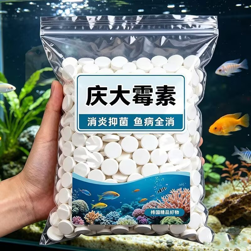 庆大霉素鱼病专用药烂身烂尾白点毛掉磷蒙眼杀菌消炎康复鱼缸净水