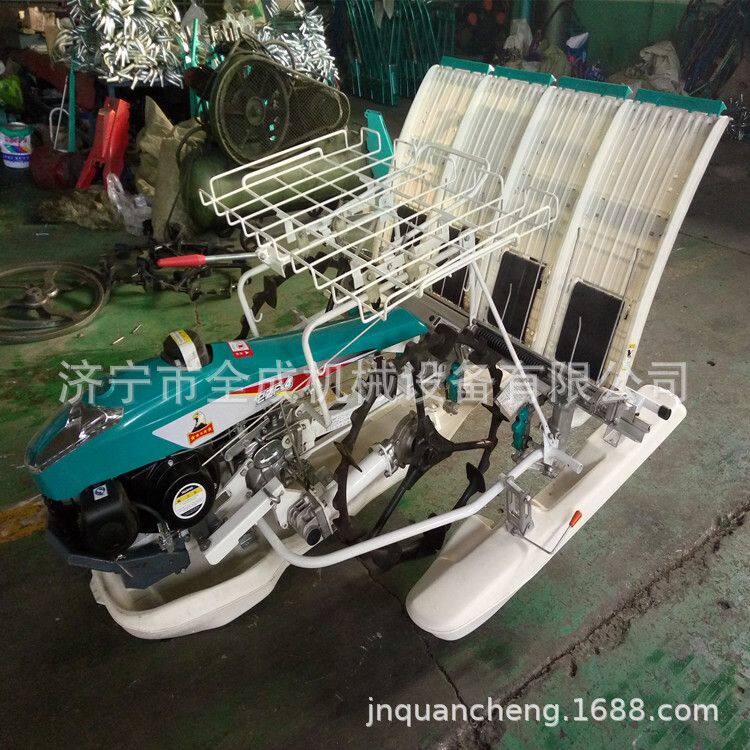 手扶式4行水稻插秧机价格山东全成稻苗插秧机农用汽油秧苗插秧机