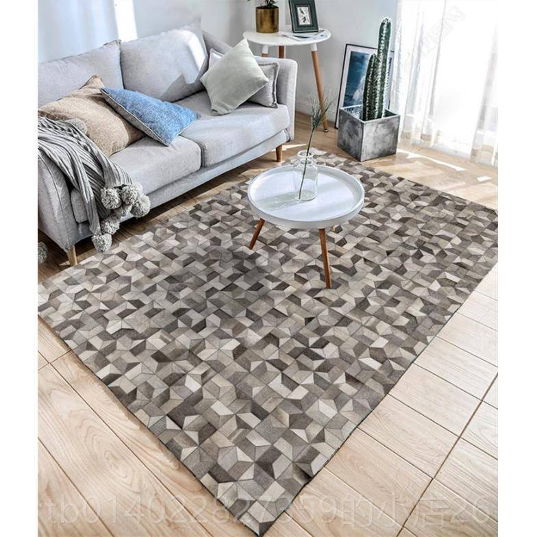 正品客厅茶几的地毯地轻奢卧室象沙发灰色现代风简约高级抽深下色