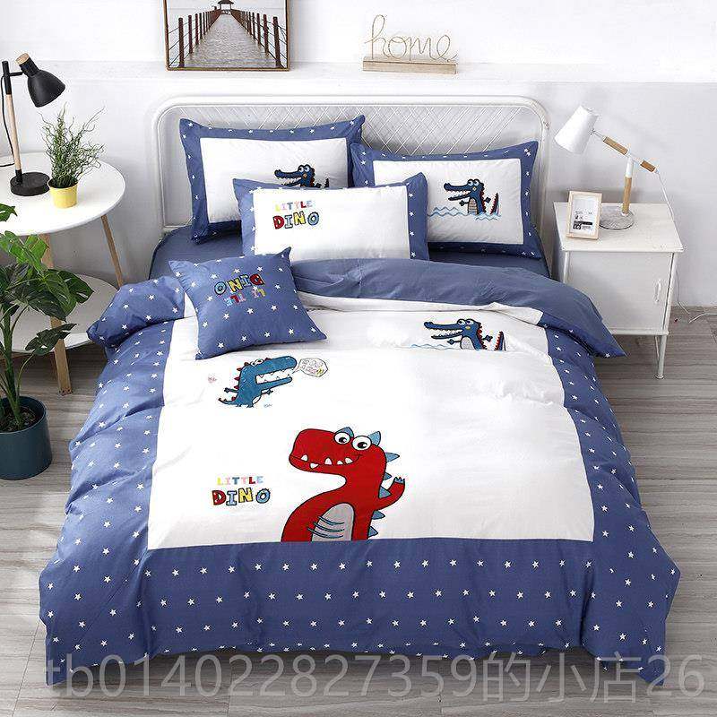 正品棉床单全被套儿卡通棉童四件套小女孩床笠式粉色被纯罩1.5m公,床上用品,床品套件/四件套/多件套,淘宝优惠券,粉丝福利购,淘宝优惠卷