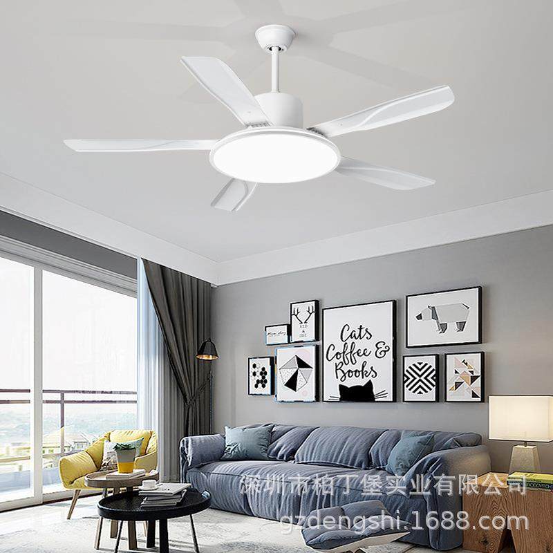 风扇灯厂家直销吊扇灯餐厅客厅卧室家用吸顶灯风扇吊灯一体大尺寸