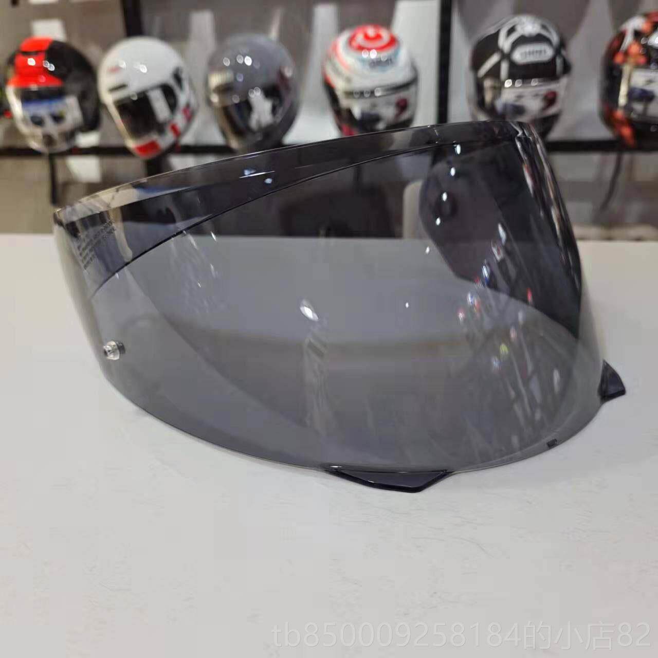 正品HJC头大脑袋大码双镜片托车揭面大头盔全盔 I尺90 彩色镜片防