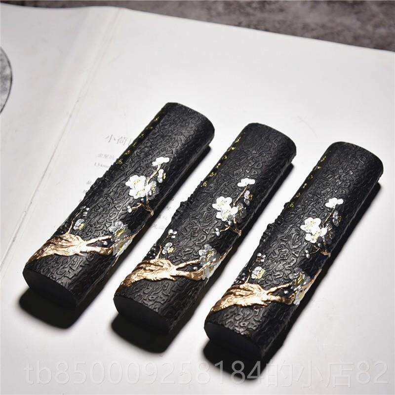 正品制歙砚老胡开文墨厂生产定正宗墨徽墨老胡开文松烟砚台用块条