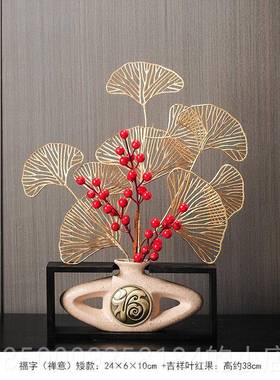 正品创意福字招艺财家居书房覆古架视小工装品摆件轻奢电酒柜饰品