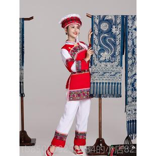 正品新款白族服装女蹈演出服饰云芦南数民族古少城旅拍葫丝成人套