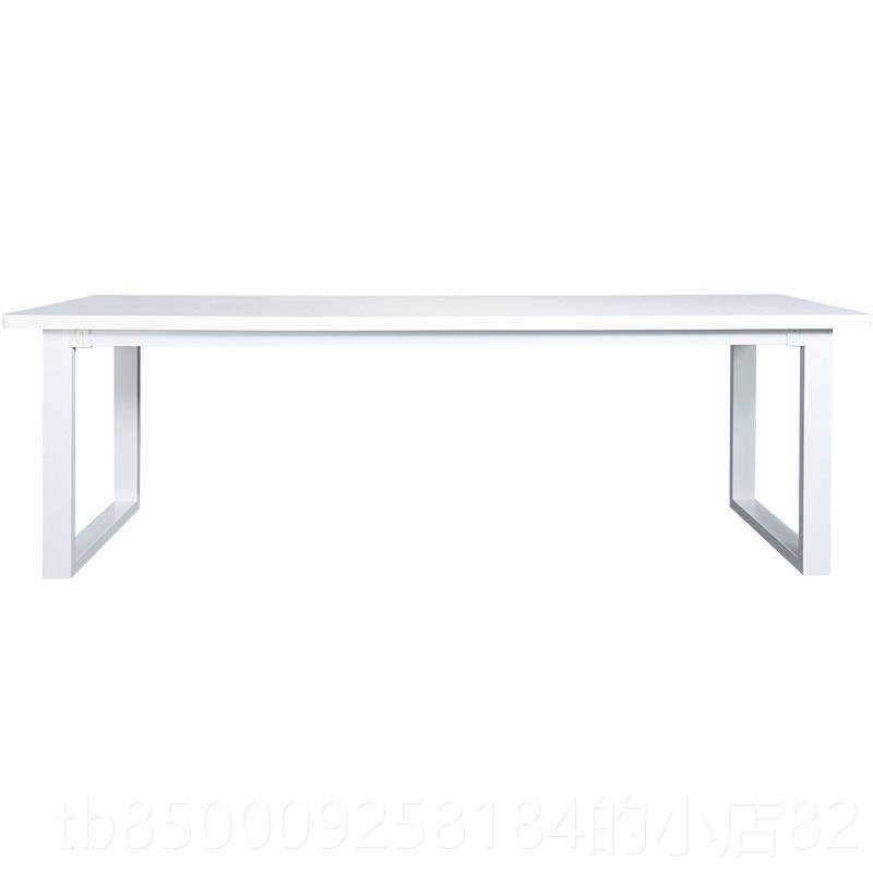 正品拉洛 办公会白桌子北欧议桌简约现代书桌桌电脑桌 设计师纯色