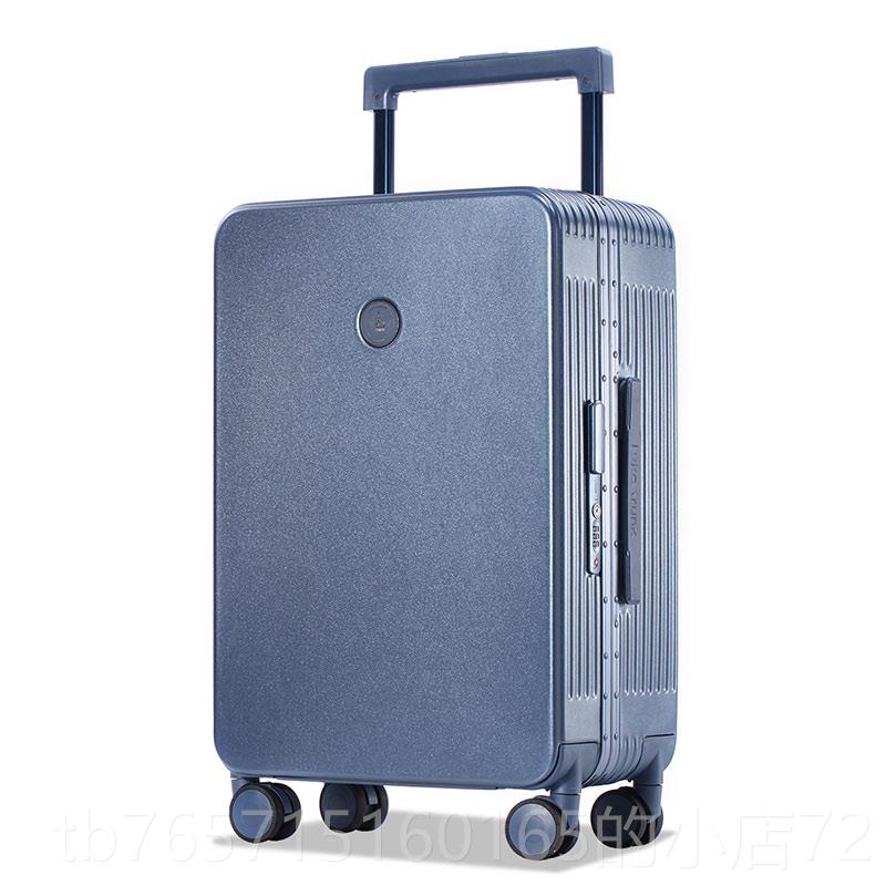 高档SHNEI宽拉杆行李箱铝框女2男4寸万向轮拉杆箱旅行箱26寸I密码