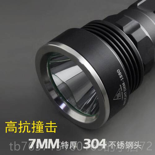 高档PLIGHT霸光光强光手电筒ALED可充电远射黄26650照灯T6家用探