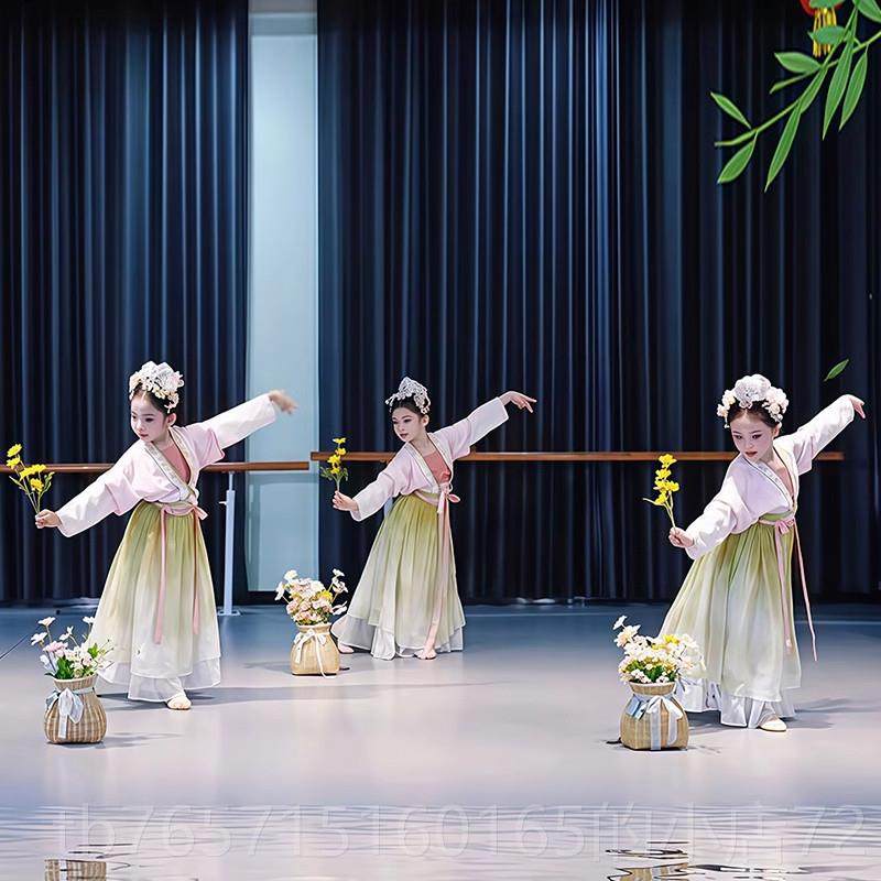 高档和景明舞蹈服儿童古舞演典出服汉服竹春桃花道篓具汉唐古风表,童装/婴儿装/亲子装,儿童演出服,淘宝优惠券,粉丝福利购,淘宝优惠卷